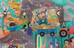 درخشش  کودک کرمانشاهی در مسابقه نقاشی فونشال پرتغال