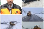 برف‌روبی بیش از ۵ هزار کیلومتر‌باند از محورهای مواصلاتی استان کرمانشاه